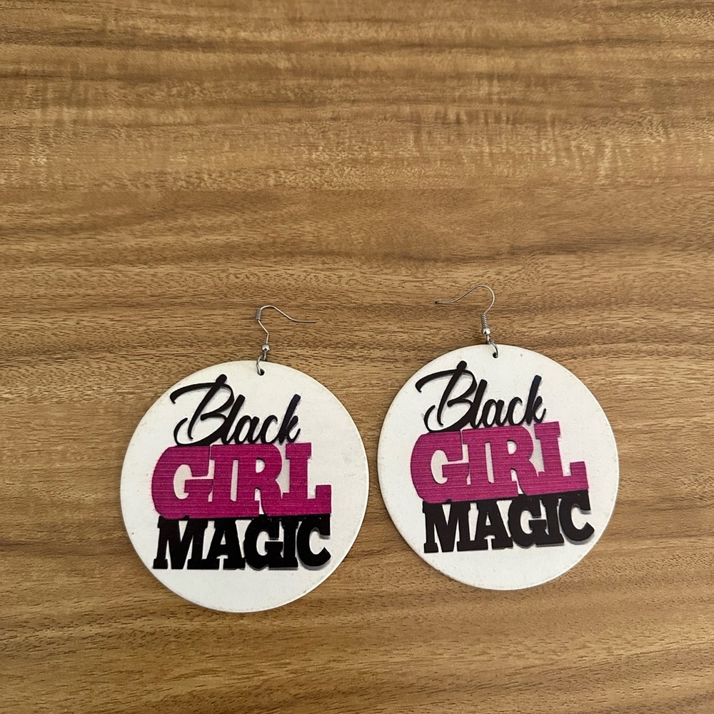 BLACK GIRL MAGIC EARRINGS